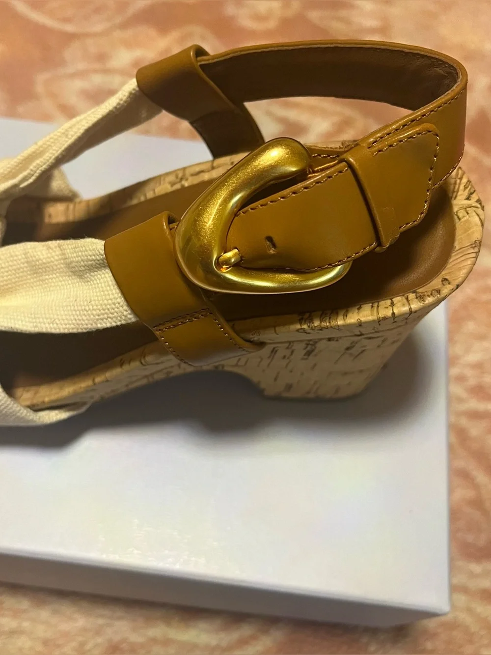 AEROSOLES Miki Cork Wedge Sandal